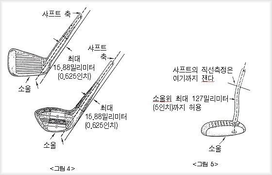 샤프트 직선 모습 단면